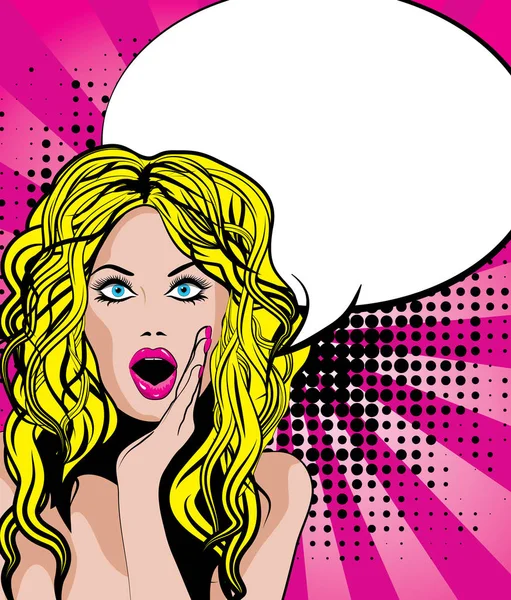 Konuşma balonu olan kadın