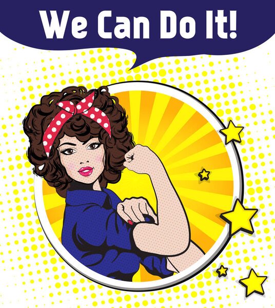 мультяшная женщина с может делать отношение.