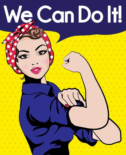 мультяшная женщина с может делать отношение.