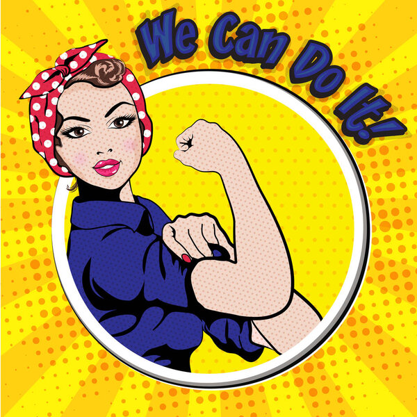 мультяшная женщина с может делать отношение.