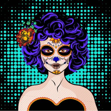 Pop art kadın ile ölü Festivali 