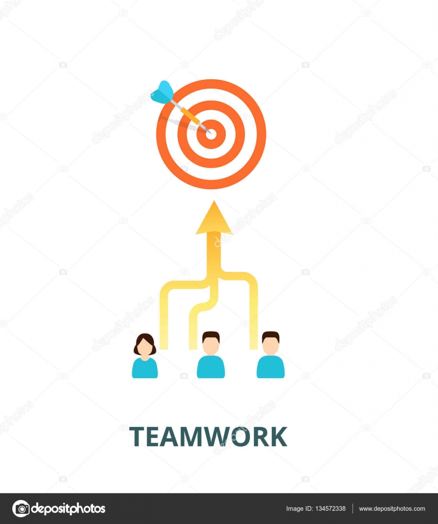 achievement of results concept team is committed to a single goal vector illustration achievement of results concept team is committed to a single goal vector illustration