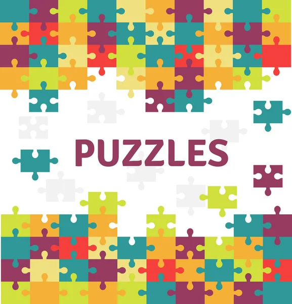 Puzzle pièces icône isolée. Concept de jeu dans le style plat . Illustrations De Stock Libres De Droits
