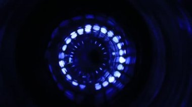 Müzik hareket görüntüleri. Neon hoparlörler