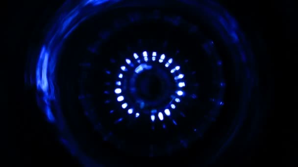 蓝色的高新技术波形 — 图库视频影像