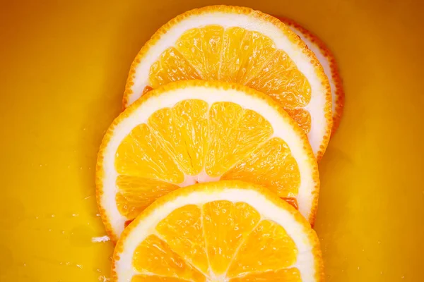 Sliced orange background