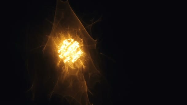 Particule d'énergie brillante à champ variable — Video