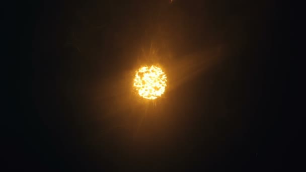 Surface solaire avec éruptions solaires 