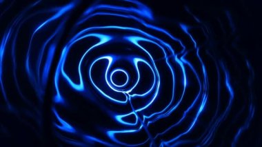 Uzayda soyut enerji tüneli. Dış uzayda enerji alanı tüneli