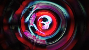 Abstract energy tunnel in space. Energy force fields tunnel in outer space. Portal of light