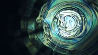 Parlayan çiçek çemberi patlayan grafikler arka planda pürüzsüz döngü. Moda renkleri moda müzik videoları için.