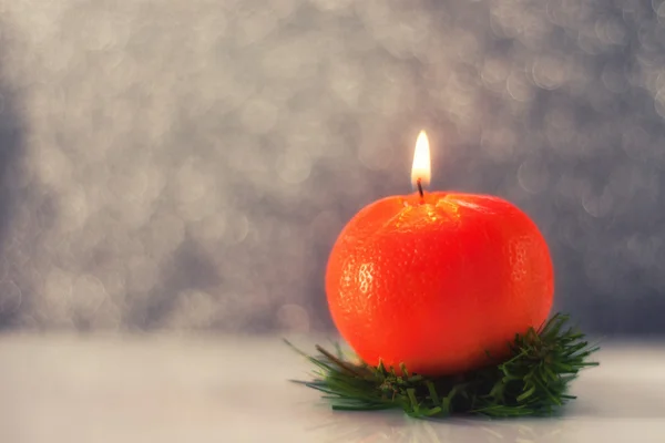Mandrin vela de Natal — Fotografia de Stock