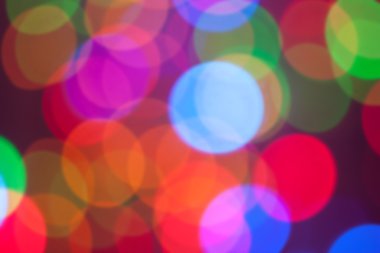 Renkli bokeh arka planı için