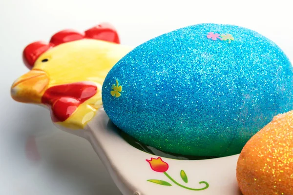 Platos de huevo de Pascua — Foto de Stock