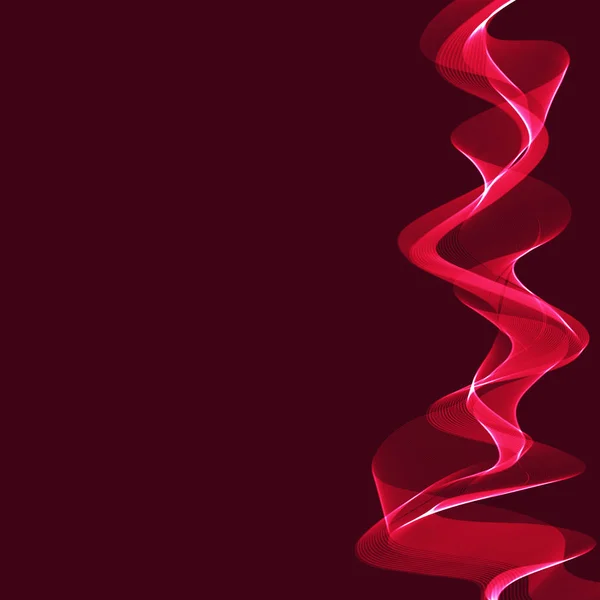 Абстрактний фон з хвилястими стрічками — стоковий вектор