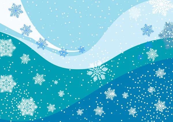 抽象的なクリスマス冬デザイン — ストックベクタ