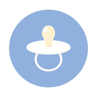 Bebek emziği vektör simgesi