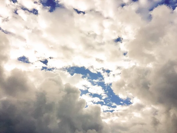 Cloudy sky in vintage style — Stock Photo, Image