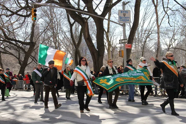 Manhattan New York März 2017 Ein Teil Der Parade Auf — Stockfoto
