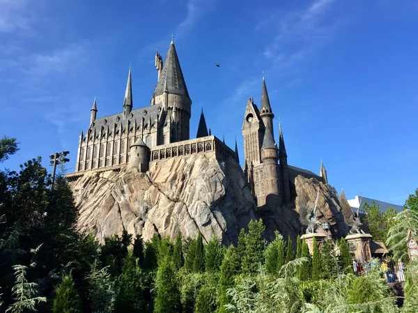 Orlando, Florida, 18 Ağustos 2017: Hogwart Harry Potter, Macera, Universal studios adanın büyücü dünyası