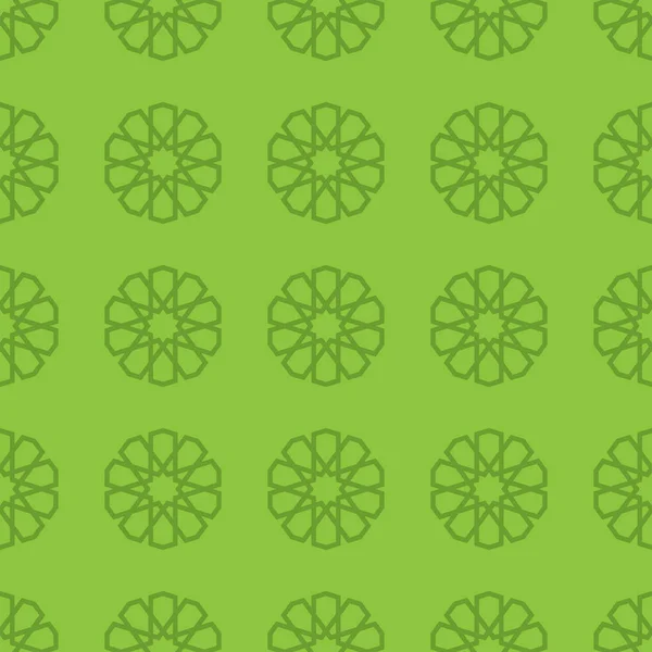 Green Islamic Pattern  Stock Vector  sateda #11625889