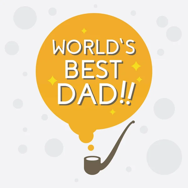 Beste papa, Happy Fathers Day — Stockvector