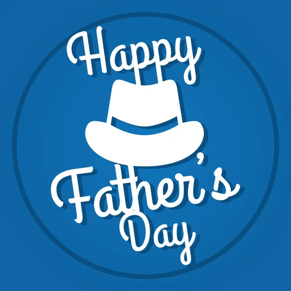 Happy Fathers Day Design — Stock Vector