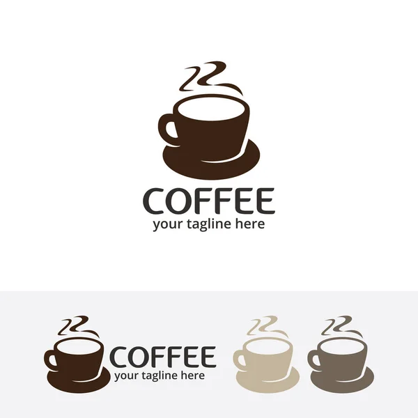 Kawiarnia Kawa logo — Wektor stockowy