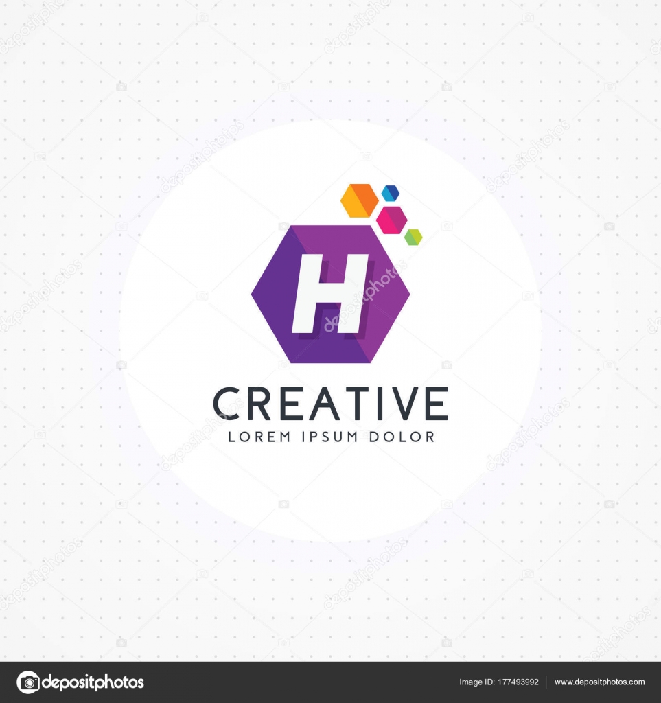 Color Con La Letra H Yahoo Diseño Logotipo Letra Creativa