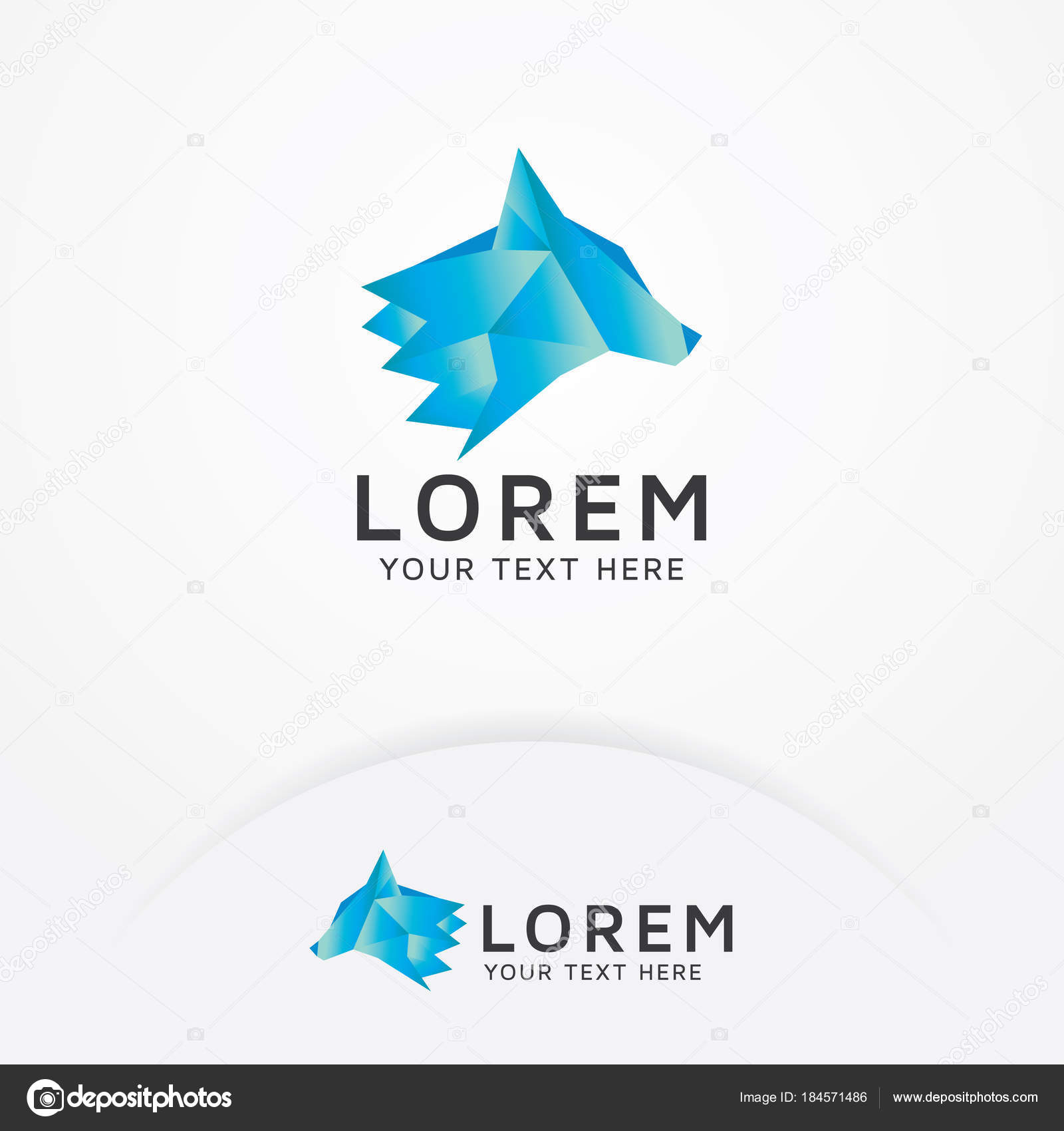 Wolf Logo Design Origami Wolf Blue Elegant Color Technology Logos Stock Vector Royalty Free Vector Image By C Irfanfirdaus19 Yahoo Com 184571486