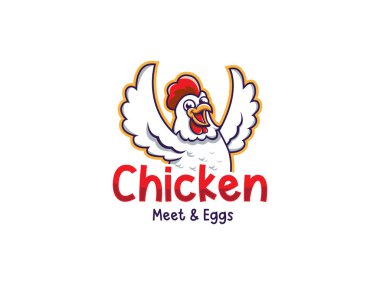 Kızarmış Tavuk Logosu Şablonu