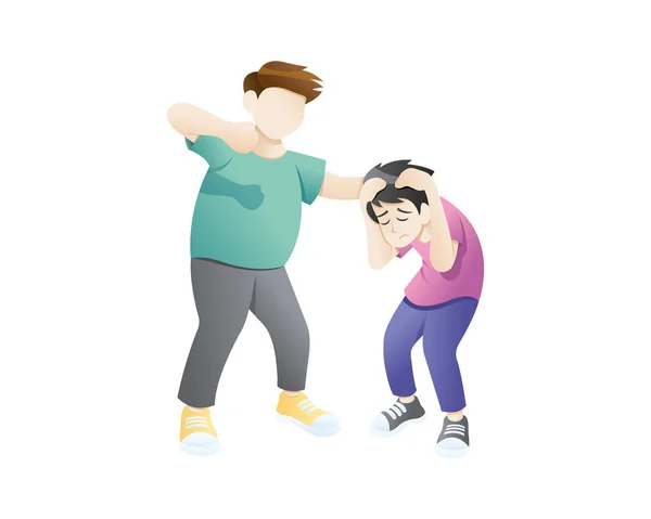 Cry Hit Kid Vector Art Stock Images Depositphotos