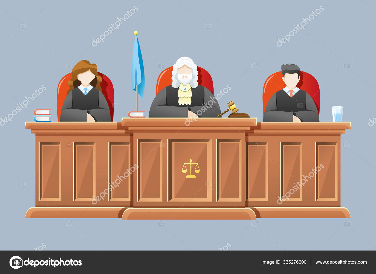 Clipart Current Jurisdiction Vector Illustration Supreme Court