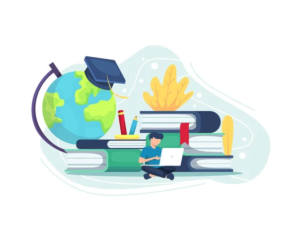 Vector Illustration People Planning Education Plan Your Education Investment Education — Stock Vector