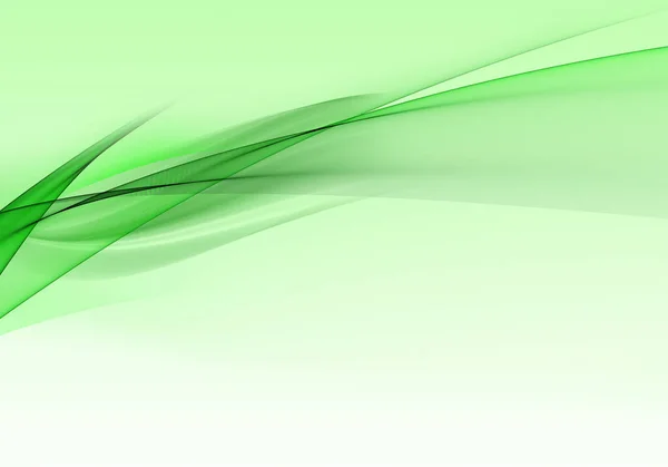 Abstracte heldere achtergrondgolven. Witte en groene abstracte achtergrond voor visitekaartje of behang — Stockfoto