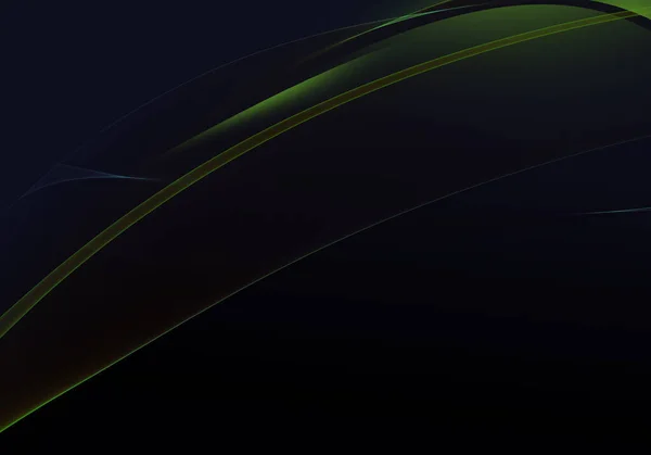 Abstraktní vlny na pozadí. Černé, zelené a modré abstraktní pozadí pro vizitku Odry tapety — Stock fotografie