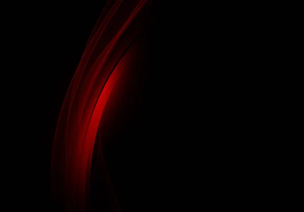 Ondas de fondo abstractas. Fondo abstracto negro y rojo para wallpaper oder tarjeta de visita —  Fotos de Stock