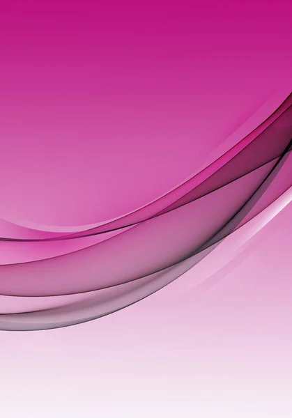 Abstract white and fuchsia background waves. Bright abstract background. — 图库照片