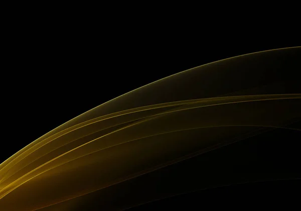 Ondas de fondo abstractas. Fondo abstracto negro y amarillo dorado para papel pintado o tarjeta de visita — Foto de Stock