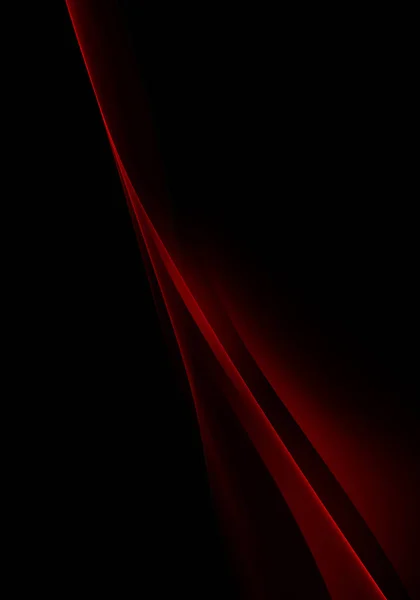 Streszczenie fal tła. Czarno-czerwone abstrakcyjne tło dla tapety oder wizytówki — Zdjęcie stockowe