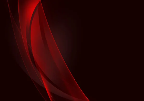 Абстрактні фонові хвилі. Чорно-червоний абстрактний фон для шпалер візитка — стокове фото