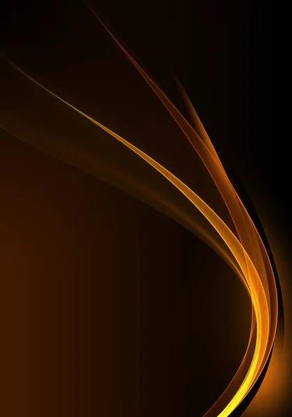 Ondas de fundo abstratas. Preto, laranja e marrom fundo abstrato para papel de parede oder cartão de visita — Fotografia de Stock