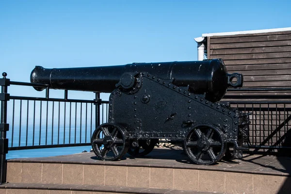 Gibraltar United Kingdom February 2020 Canons Rock Gibraltar Gibraltar British — Stock Photo, Image