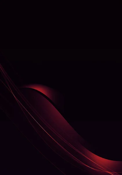 Абстрактные Фоновые Волны Черный Красный Абстрактный Фон Обоев Визитная Карточка — стоковое фото