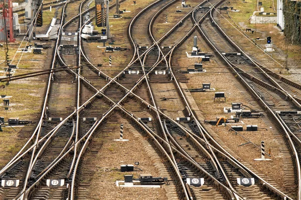 Last train plattform, ukrainska järnvägar — Stockfoto