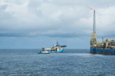 dinamik konumlandırma Dp operasyonları Fpso tanker yakınındaki. Filo işi tedarik