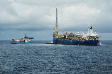 dinamik konumlandırma Dp operasyonları Fpso tanker yakınındaki. Filo işi tedarik