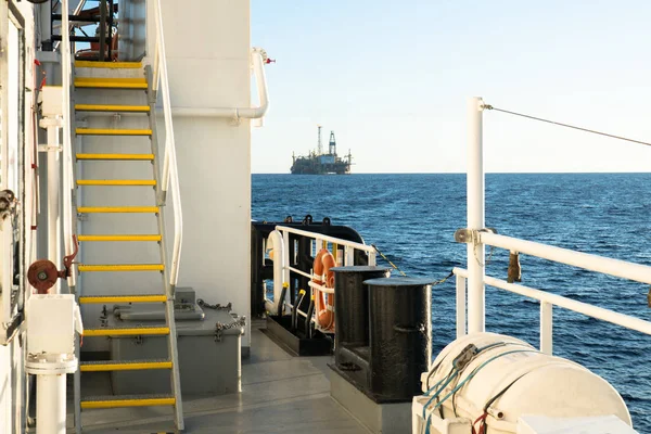 Sea or ocean landscape view from the ship deck