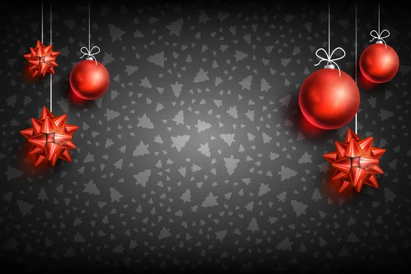 Adorno de bola de Navidad background2-01 — Vector de stock