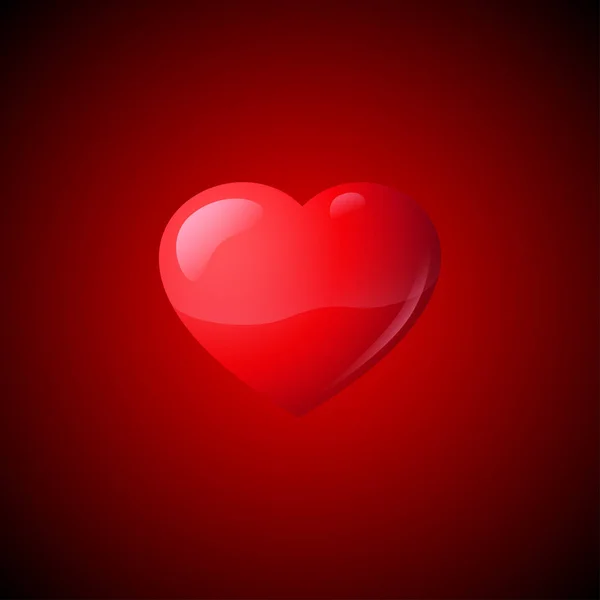 Brillante vector del corazón-01 — Vector de stock